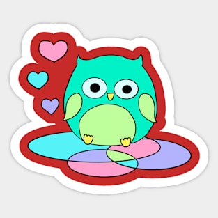 Cutie Owl Sticker